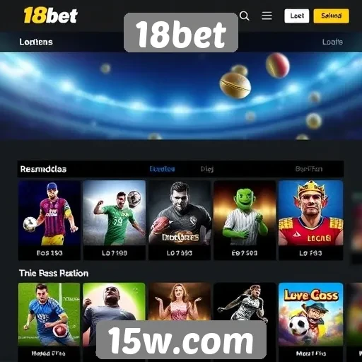 Opcões de jogos disponíveis na 18bet